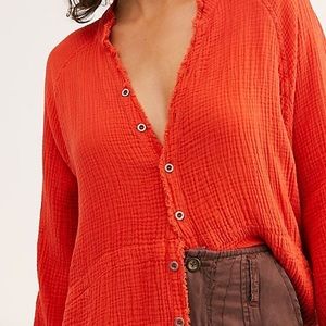 Free People Summer Daydream buttondown